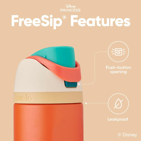 Owala bottle with ice demonstrating insulation keeping drinks cold longer