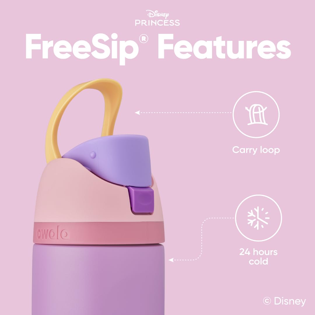 Owala Rapunzel built-in straw close-up showing easy sip access and cleaning benefit