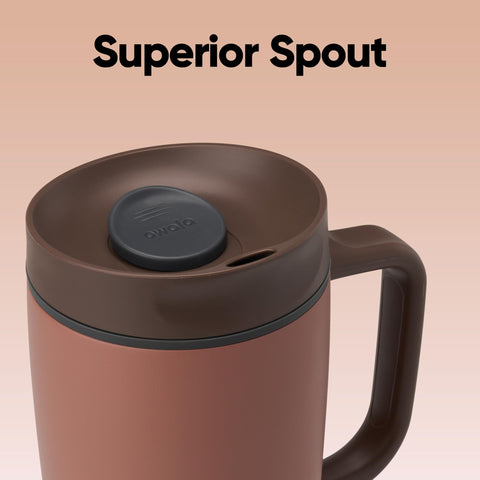 Owala SmoothSip held in hand illustrating 24oz capacity benefit