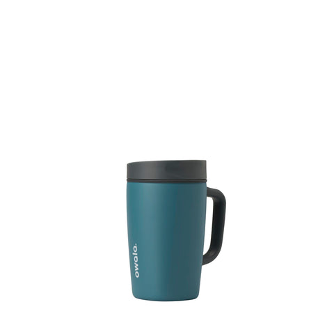 Owala SmoothSip front view showing compact 12oz design and travel-ready look