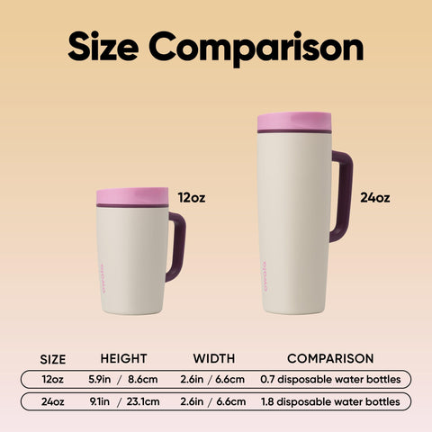 Owala SmoothSip in car cupholder showing commute-ready fit and stability