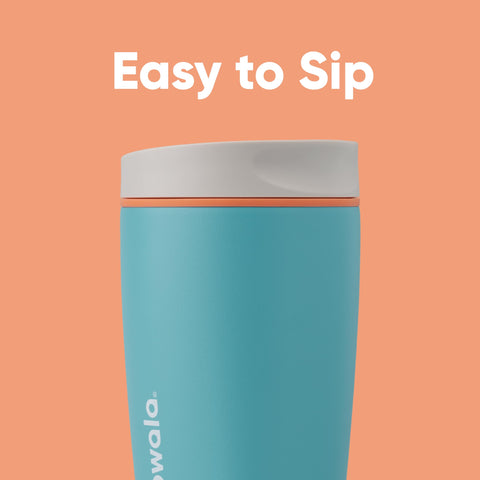 Owala SmoothSip close-up of slider spout highlighting smooth sipping benefit