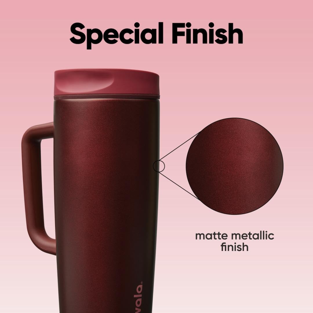 Owala SmoothSip stainless detail highlighting durable finish and long-lasting use