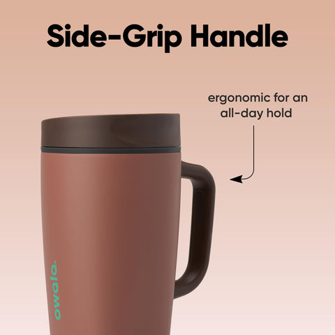 Owala SmoothSip wide mouth with ice for easy filling benefit