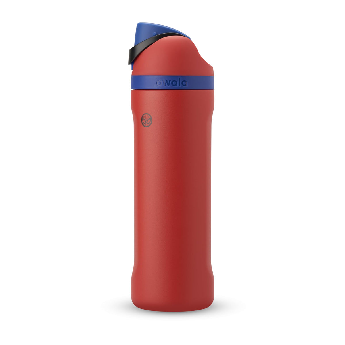 Owala Spiderman front view showing design and insulated benefit