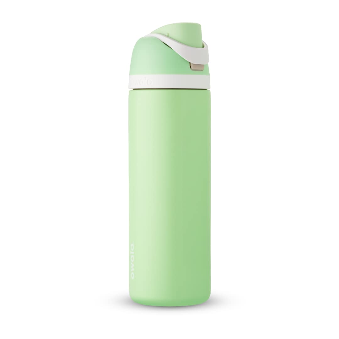 Owala bottle front view showing Star Wars graphics and 24 oz capacity benefit