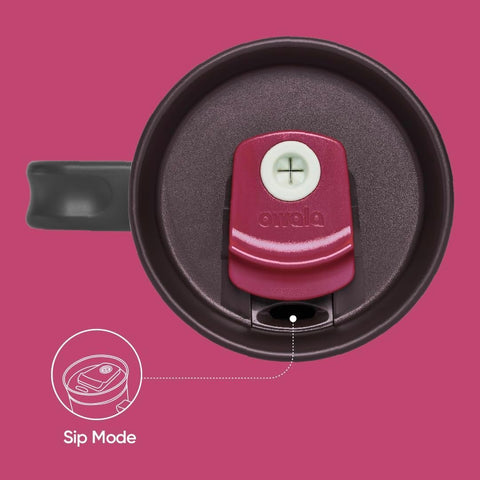Owala removable straw displayed to show versatile sipping options