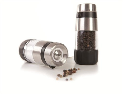 OXO Good Grips held in hand demonstrating compact size and comfortable non-slip grip