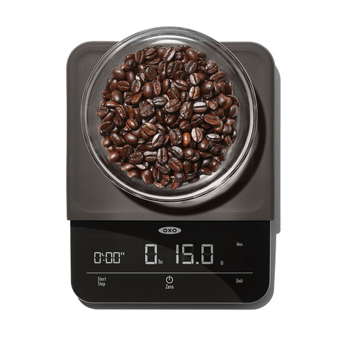 OXO Brew with included 4 AAA batteries ready for immediate use out of the box