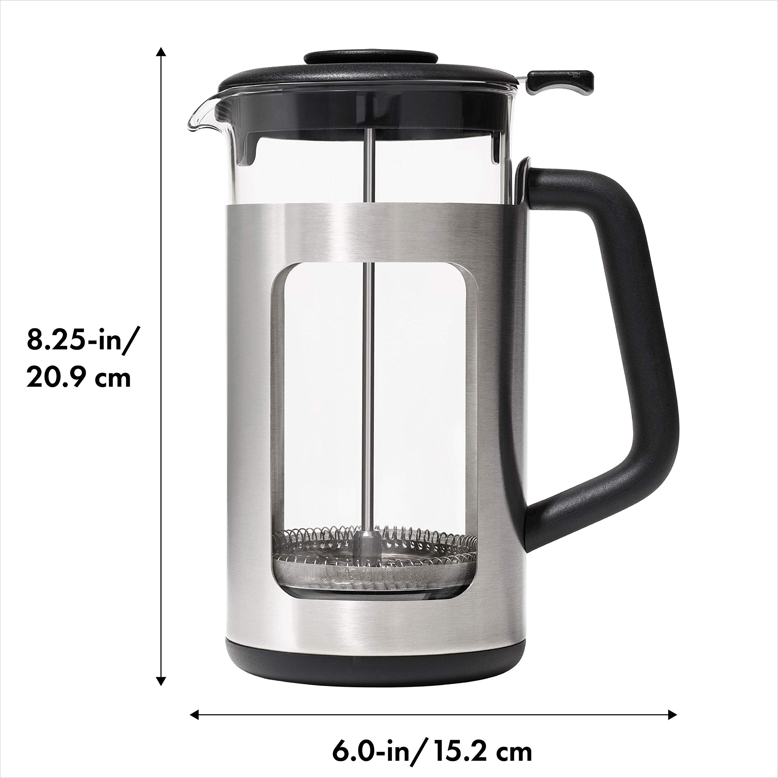 OXO Brew GroundsLifter close-up demonstrating easy grounds removal and clean-up