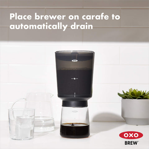 OXO rainmaker top closeup distributing water evenly for consistent extraction