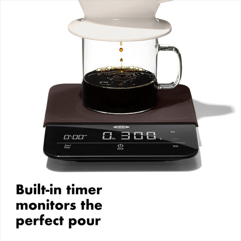 OXO Brew smooth flat surface close-up for easy wiping and spill resistance