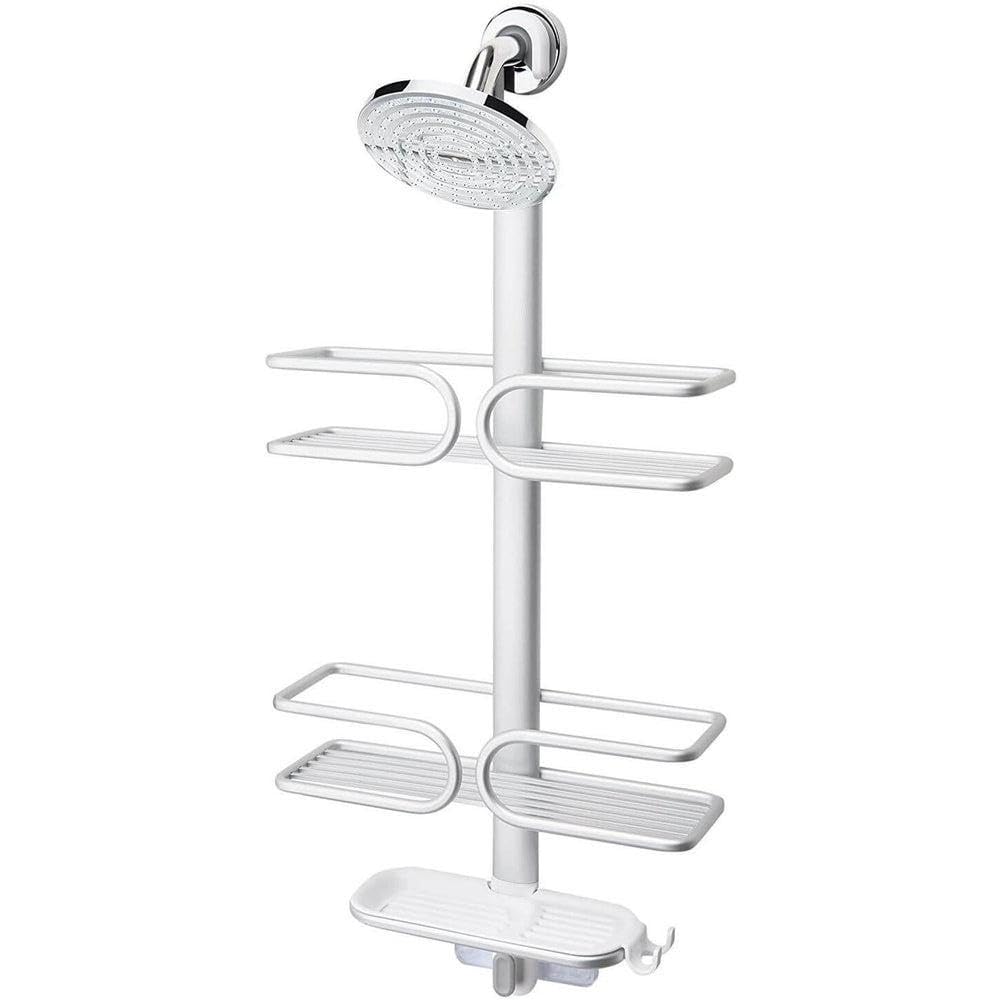 OXO front view of caddy showing organized storage and easy access