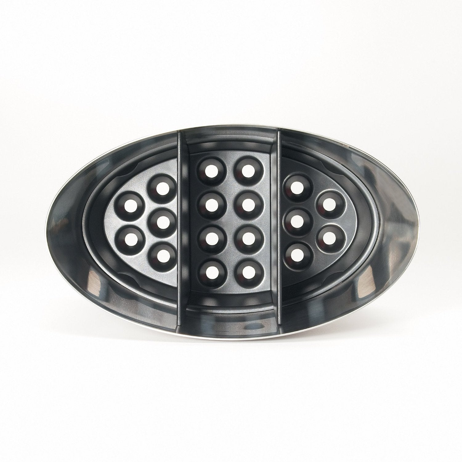 OXO loaded with spatulas and ladles showing large capacity benefit