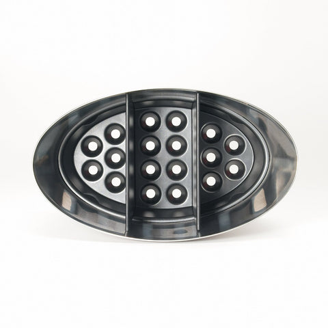 OXO loaded with spatulas and ladles showing large capacity benefit