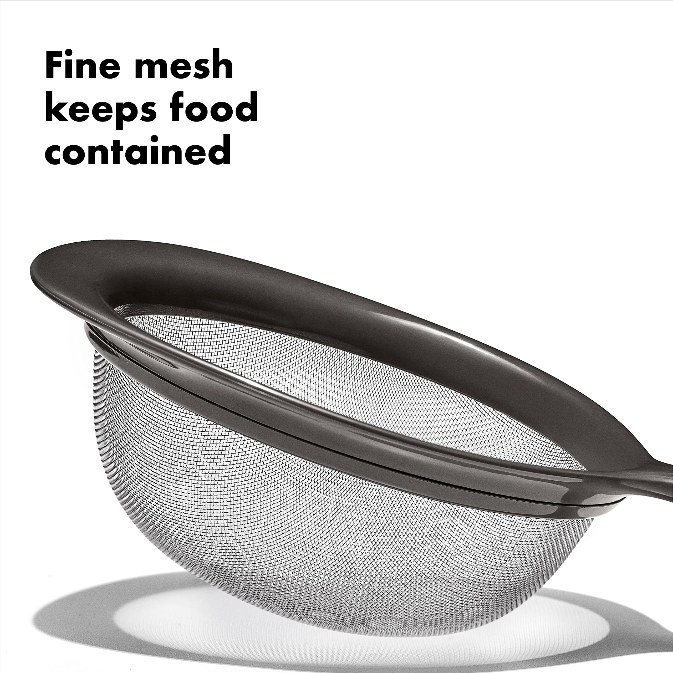OXO Good Grips close-up of non-slip handle offering secure, comfortable grip