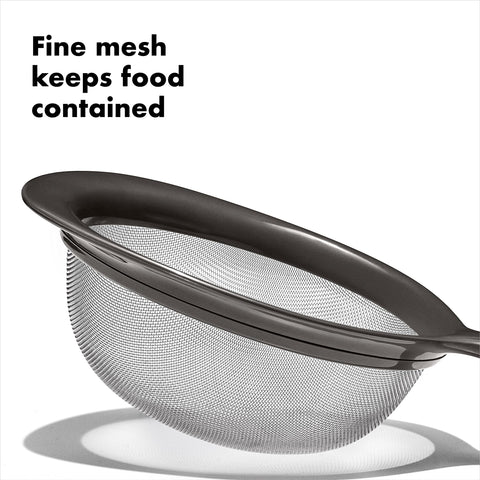 OXO Good Grips close-up of non-slip handle offering secure, comfortable grip
