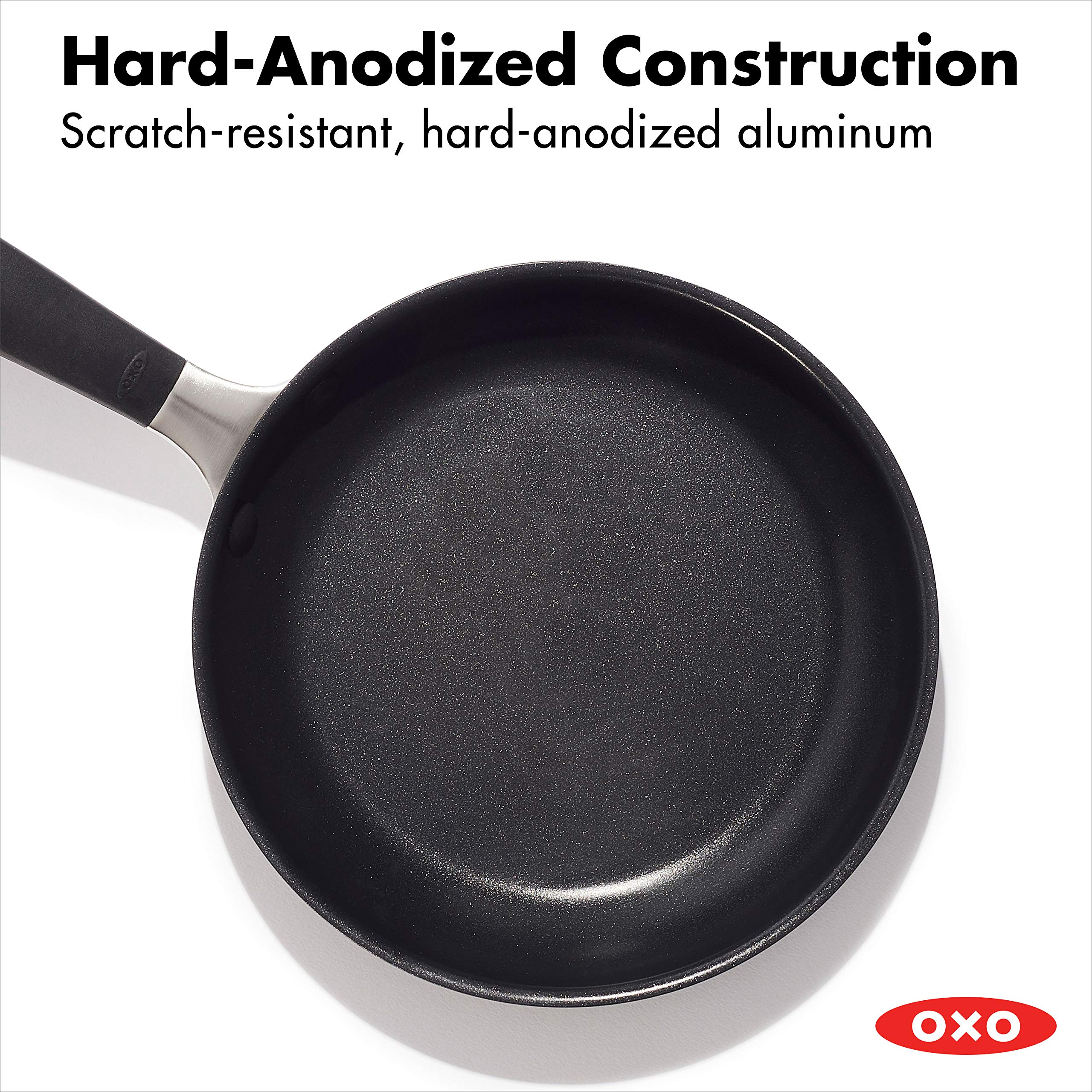OXO Good Grips nonstick surface close-up showing easy-release performance
