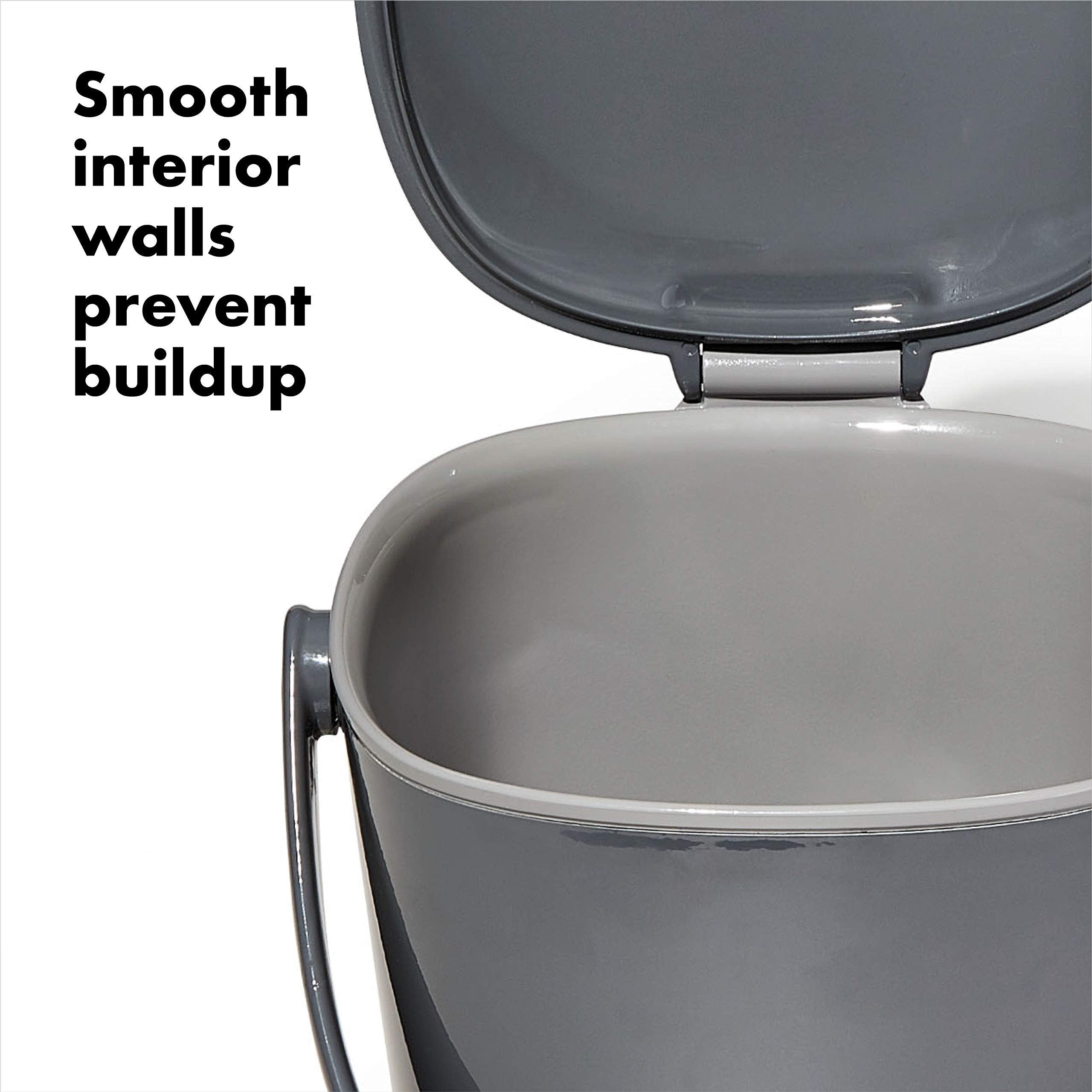 OXO Good Grips rotating handle close-up showing secure carry benefit