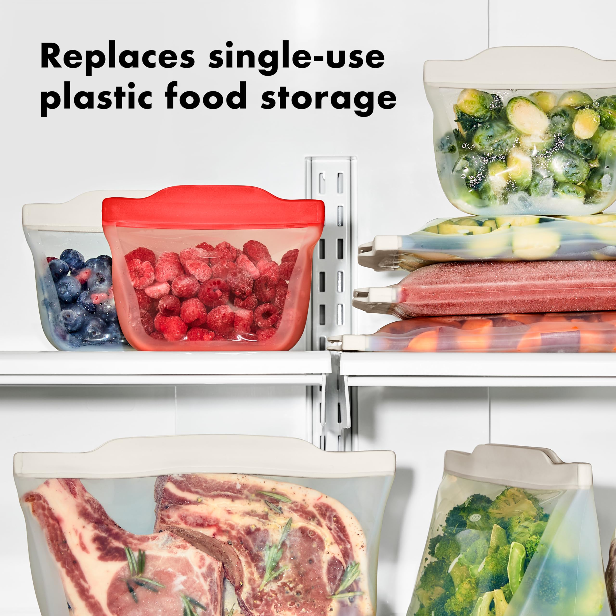 OXO Good Grips bag inside backpack proving leak-resistant transport for meals on-the-go