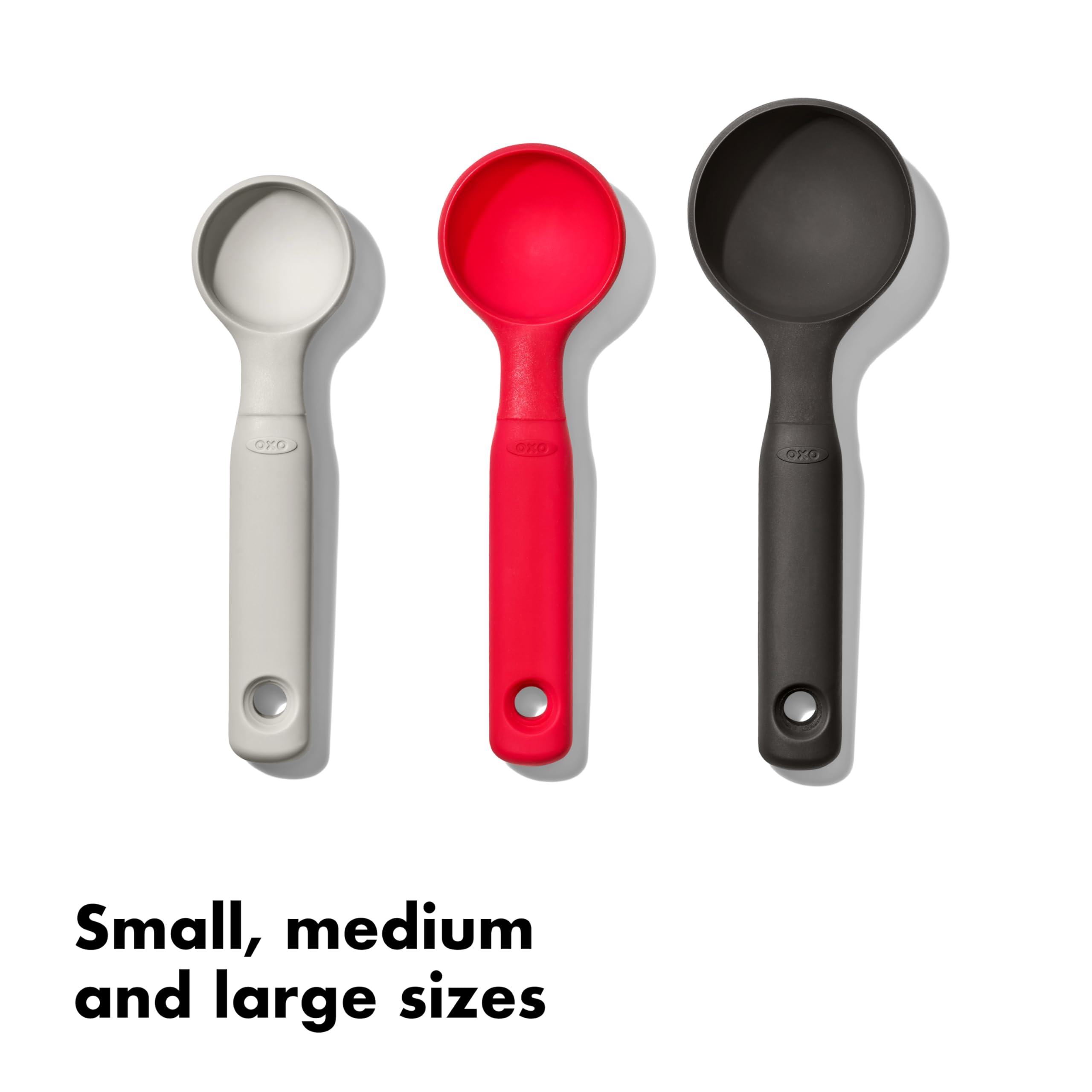 OXO Good Grips non-slip handle detail demonstrating comfortable grip and control