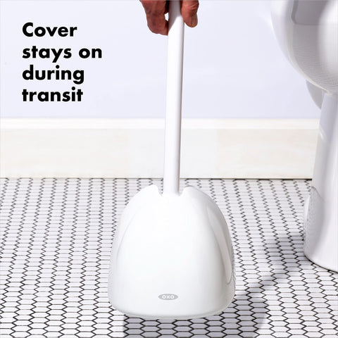 OXO Good Grips wide flat-top handle providing comfortable pressure and leverage