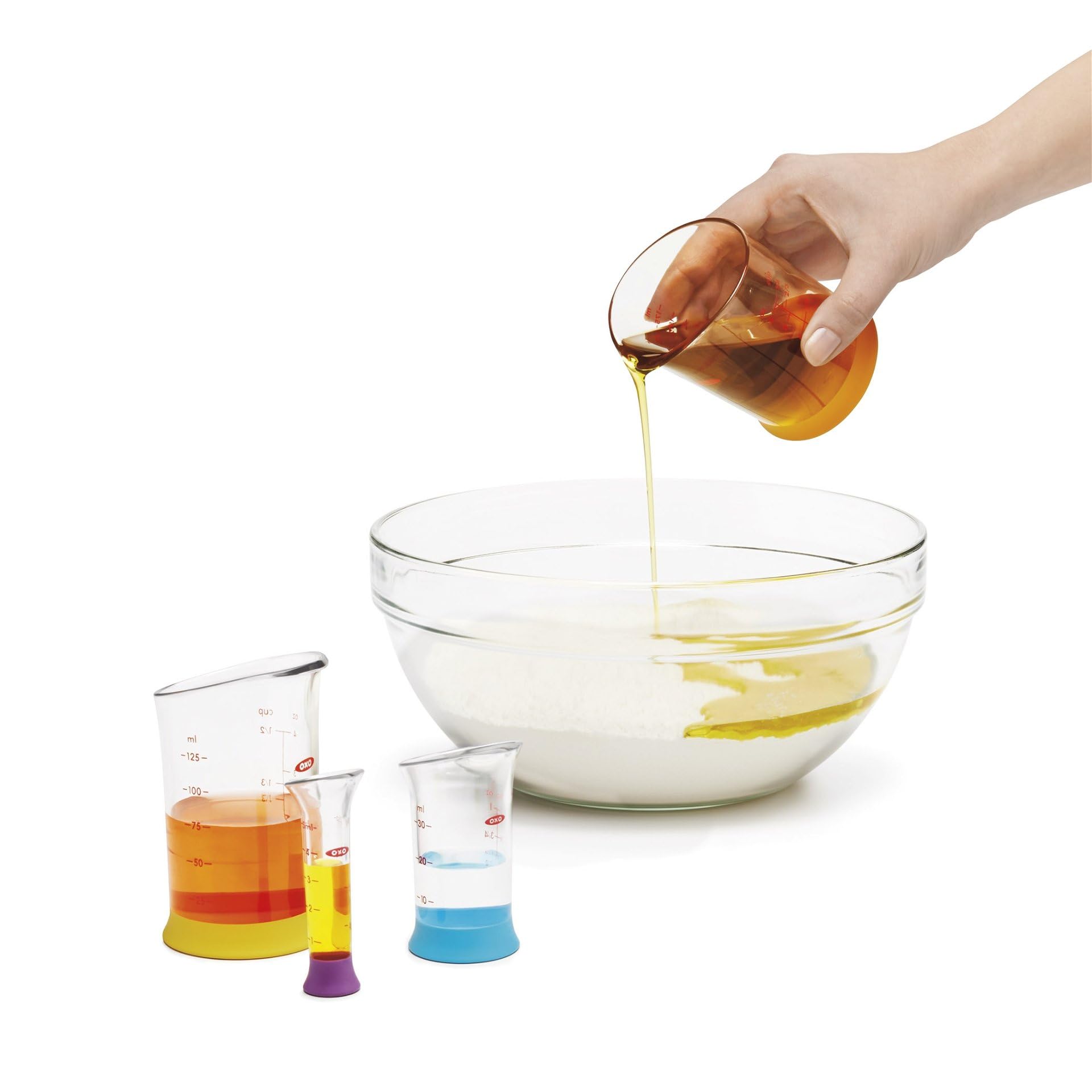 OXO Good Grips set on kitchen counter in use for organized prep benefit