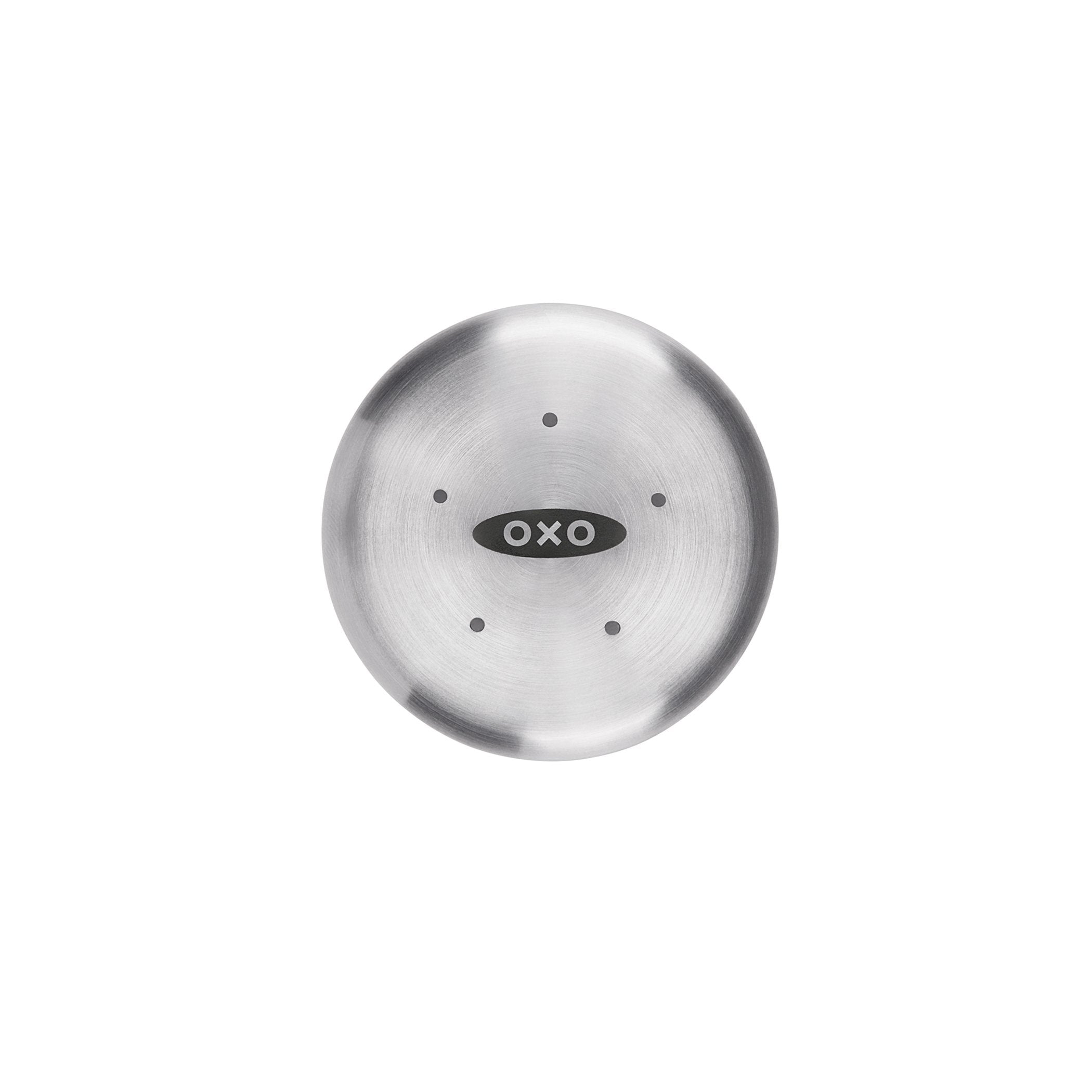 OXO Good Grips in use on a dining table seasoning food, quick-access seasoning benefit
