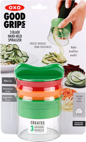 OXO Good Grips creating zucchini noodles quickly for healthier meals