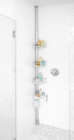 OXO Good Grips shelves holding large bottles to show capacity and stability