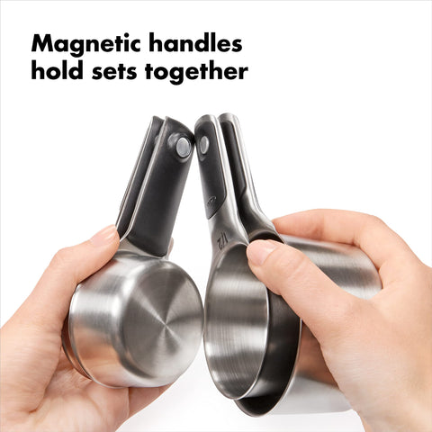OXO Good Grips stacked magnets demonstrating tidy, compact storage benefit