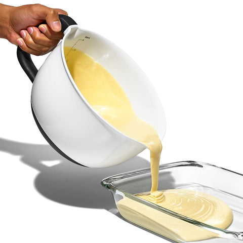 OXO laser-engraved measurement markings clear for accurate recipes