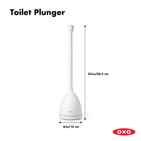 OXO Good Grips canister open while plunger is lifted for neat use