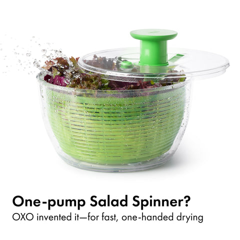 OXO Good Grips pump top detail demonstrating non-slip soft-touch control