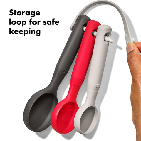 OXO Good Grips nested set with storage loop for compact organization and convenience