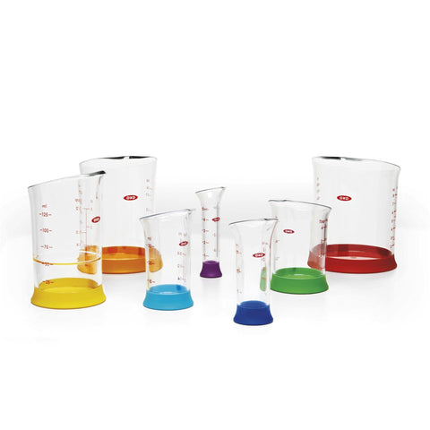 OXO Good Grips spout close-up for drip-free pouring and controlled transfers