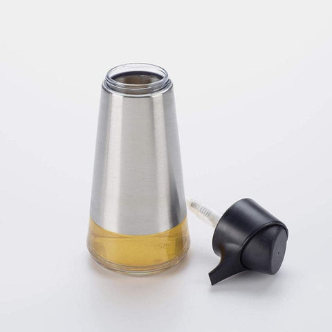 OXO clear window displaying remaining soap level for easy refills