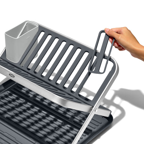 OXO non-slip feet detail providing stable countertop grip and safety