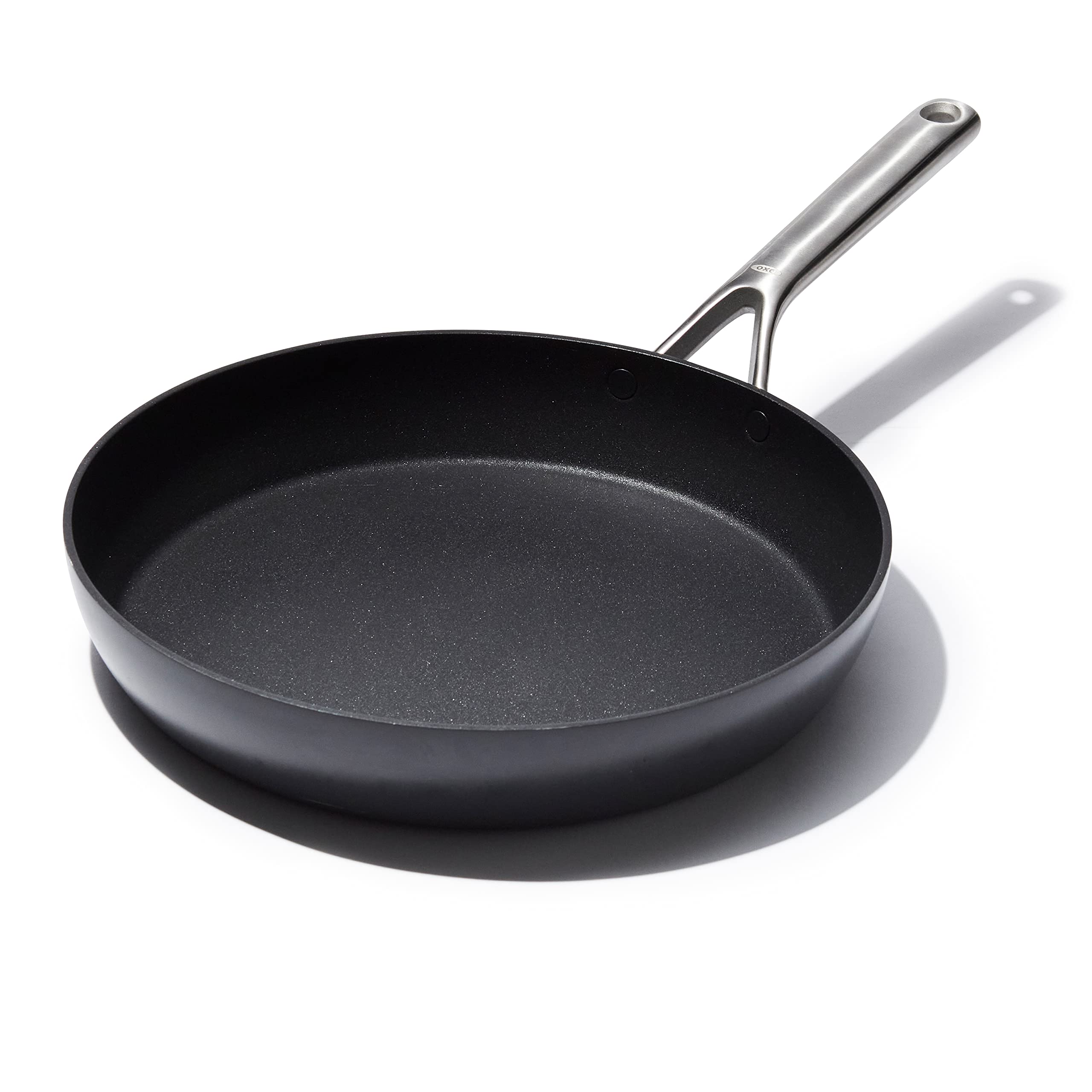 OXO professional 12" front packaging showing pan and benefits