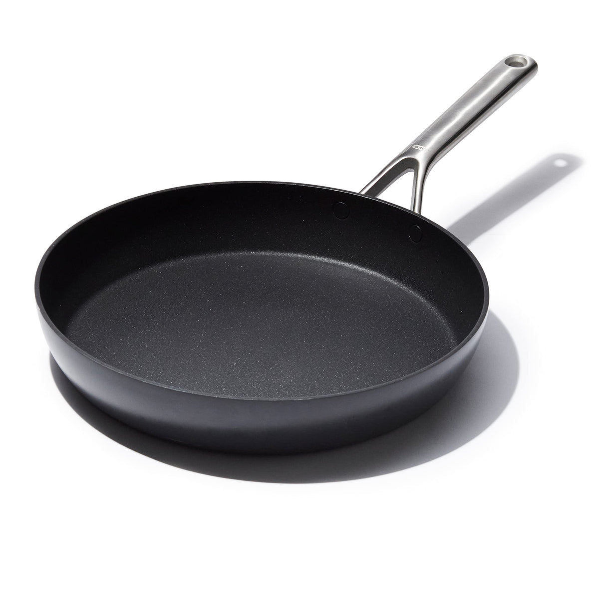 OXO professional 12" front packaging showing pan and benefits