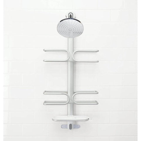OXO side view highlighting generous shelf spacing for tall containers