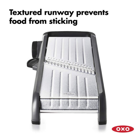 OXO soft non-slip handle detail providing comfortable secure grip