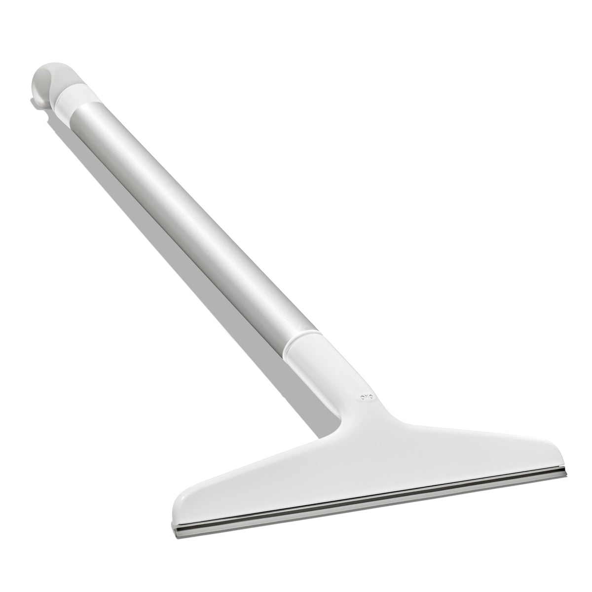 OXO Good Grips squeegee front view showing compact design and grip benefit