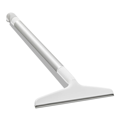 OXO Good Grips squeegee front view showing compact design and grip benefit