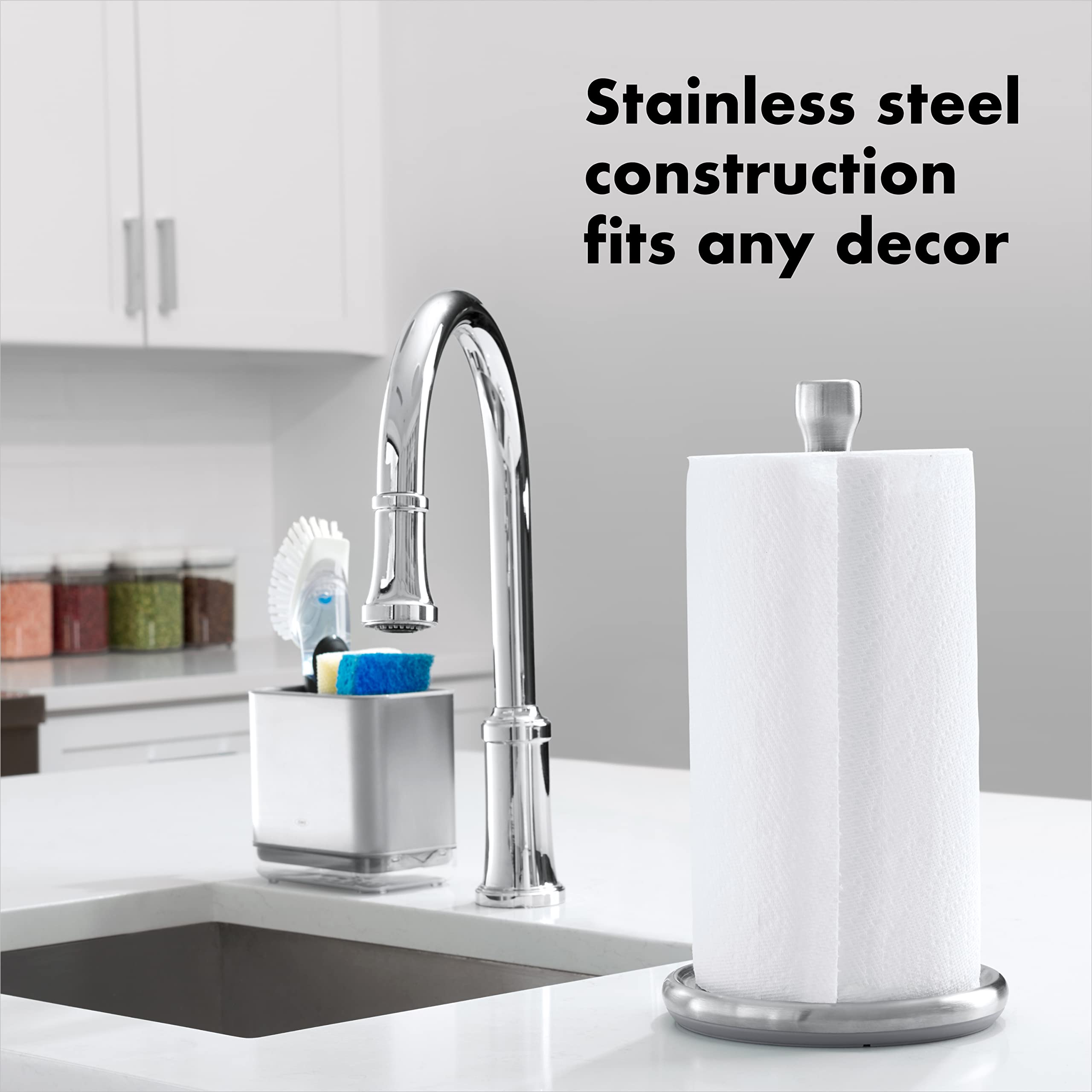 OXO Good Grips carrying knob detail, easy to grab and transport between rooms