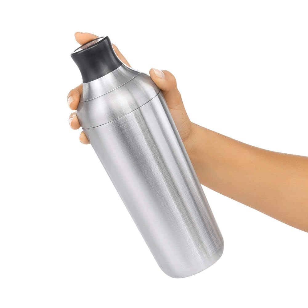 OXO removable cap used as jigger highlights dual-function convenience