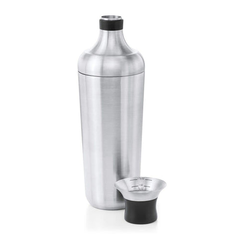 OXO cap jigger with printed measurements offers quick accurate pours