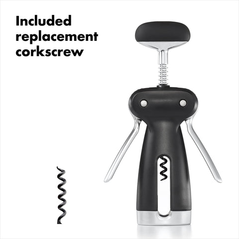OXO close-up of coated non-stick screw, smooth penetration benefit
