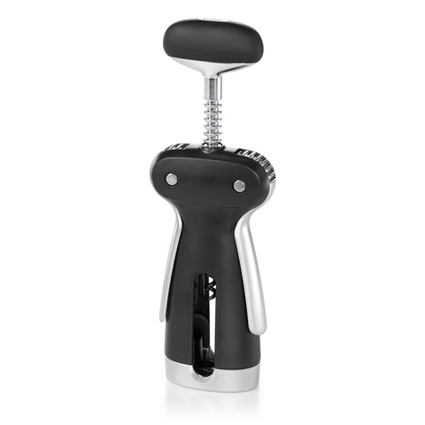 OXO shown in hand for scale, comfortable grip and control benefit