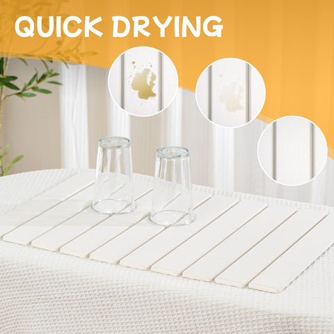 Oxydrily close-up diatomaceous texture highlighting instant absorbency